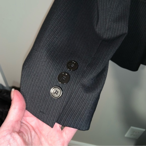 TAHARI BLAZER SIZE 14 women’s black - Picture 5 of 5